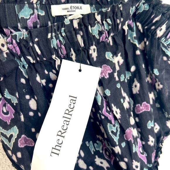 EUC ISABEL MARANT ETOILE Timea Jumpsuit Romper size 34 floral - Picture 9 of 12